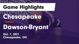 Chesapeake  vs Dawson-Bryant Game Highlights - Oct. 7, 2021
