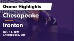 Chesapeake  vs Ironton  Game Highlights - Oct. 14, 2021