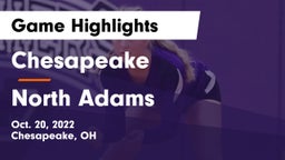 Chesapeake  vs North Adams  Game Highlights - Oct. 20, 2022
