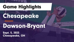 Chesapeake  vs Dawson-Bryant  Game Highlights - Sept. 5, 2023