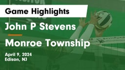 John P Stevens  vs Monroe Township  Game Highlights - April 9, 2024
