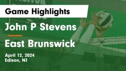 John P Stevens  vs East Brunswick  Game Highlights - April 12, 2024