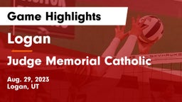 Logan  vs Judge Memorial Catholic  Game Highlights - Aug. 29, 2023