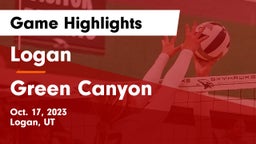 Logan  vs Green Canyon  Game Highlights - Oct. 17, 2023