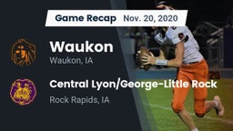 Recap: Waukon  vs. Central Lyon/George-Little Rock  2020