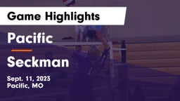 Pacific  vs Seckman  Game Highlights - Sept. 11, 2023