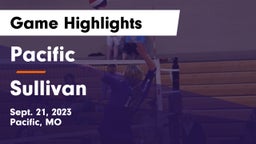 Pacific  vs Sullivan  Game Highlights - Sept. 21, 2023