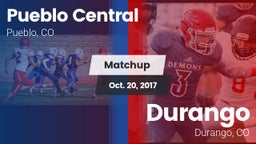 Matchup: Pueblo Central High vs. Durango  2017