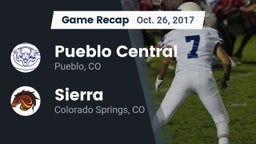 Recap: Pueblo Central  vs. Sierra  2017