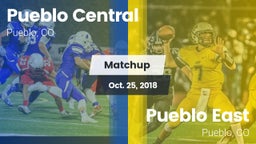 Matchup: Pueblo Central High vs. Pueblo East  2018