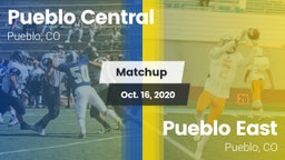 Matchup: Pueblo Central High vs. Pueblo East  2020