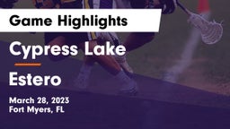 Cypress Lake  vs Estero  Game Highlights - March 28, 2023