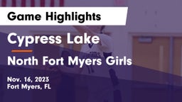 Cypress Lake  vs North Fort Myers Girls Game Highlights - Nov. 16, 2023
