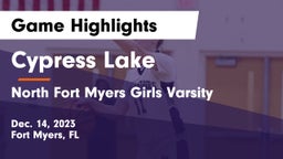Cypress Lake  vs North Fort Myers  Girls Varsity Game Highlights - Dec. 14, 2023