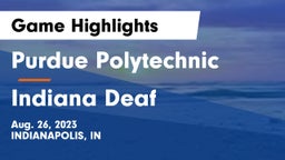 Purdue Polytechnic  vs Indiana Deaf Game Highlights - Aug. 26, 2023