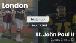 Matchup: London vs. St. John Paul II  2019