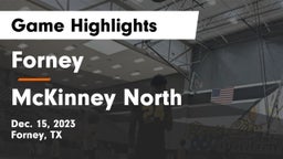 Forney  vs McKinney North  Game Highlights - Dec. 15, 2023