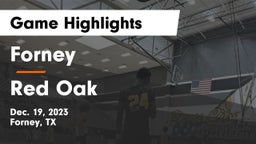 Forney  vs Red Oak  Game Highlights - Dec. 19, 2023