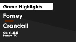 Forney  vs Crandall Game Highlights - Oct. 6, 2020
