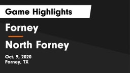 Forney  vs North Forney  Game Highlights - Oct. 9, 2020