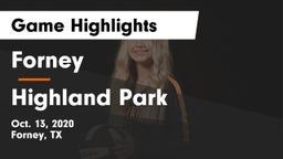 Forney  vs Highland Park  Game Highlights - Oct. 13, 2020