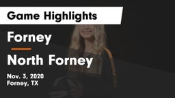 Forney  vs North Forney Game Highlights - Nov. 3, 2020