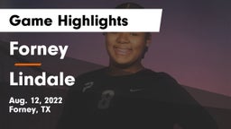 Forney  vs Lindale  Game Highlights - Aug. 12, 2022