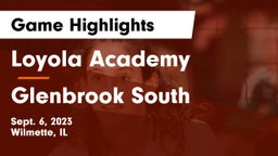 Loyola Academy  vs Glenbrook South  Game Highlights - Sept. 6, 2023