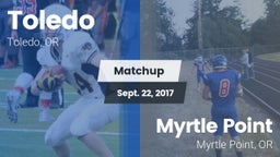Matchup: Toledo  vs. Myrtle Point  2017