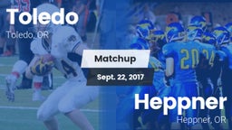 Matchup: Toledo  vs. Heppner  2017