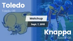 Matchup: Toledo  vs. Knappa  2018
