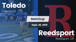 Matchup: Toledo  vs. Reedsport  2018