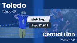 Matchup: Toledo  vs. Central Linn  2019