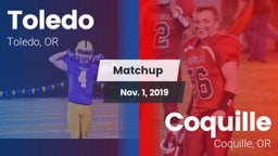 Matchup: Toledo  vs. Coquille  2019