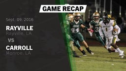 Recap: Rayville  vs. Carroll  2016