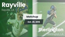 Matchup: Rayville  vs. Sterlington  2016