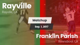 Matchup: Rayville  vs. Franklin Parish  2017