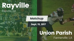 Matchup: Rayville  vs. Union Parish  2017