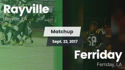 Matchup: Rayville  vs. Ferriday  2017
