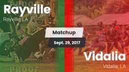 Matchup: Rayville  vs. Vidalia  2017