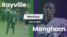 Matchup: Rayville  vs. Mangham  2017