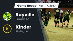 Recap: Rayville  vs. Kinder  2017