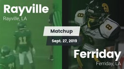 Matchup: Rayville  vs. Ferriday  2019