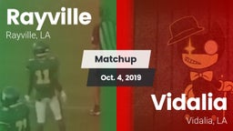 Matchup: Rayville  vs. Vidalia  2019