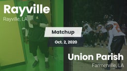 Matchup: Rayville  vs. Union Parish  2020