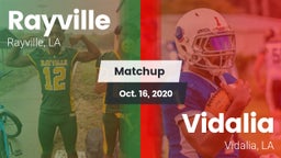 Matchup: Rayville  vs. Vidalia  2020