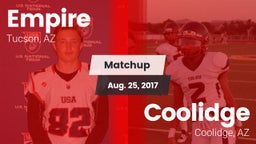 Matchup: Empire  vs. Coolidge  2017