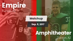Matchup: Empire  vs. Amphitheater  2017