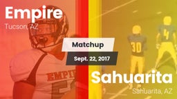 Matchup: Empire  vs. Sahuarita  2017