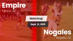 Matchup: Empire  vs. Nogales  2018
